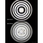 بیوتی دیش فلزی موج دار همراه گرید دریم لایت Dream Light Beauty 60 cm metal dish