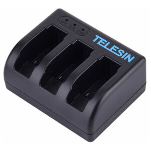 شارژر باتري 3 تايي گوپرو Telesin Hero 9101112Battery Charger