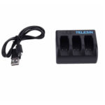 شارژر باتري 3 تايي گوپرو Telesin Hero 9101112Battery Charger