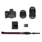 دوربین بدون آینه کانن Canon EOS R100 18-45mm and 55-210mm Lenses Kit