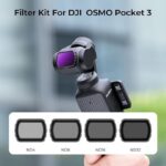 کیت فیلتر لنز عکاسی K&F ND Filter Kit for DJI Osmo Pocket 3 Creator