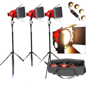 کیت نور پروژکتور دیمردار 1000 وات Video Light 1000w