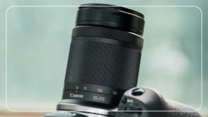 دوربین بدون آینه کانن Canon EOS R100 18-45mm and 55-210mm Lenses Kit