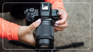 دوربین بدون آینه کانن Canon EOS R100 18-45mm and 55-210mm Lenses Kit